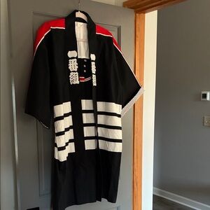 Black and Red Kimono Jacket